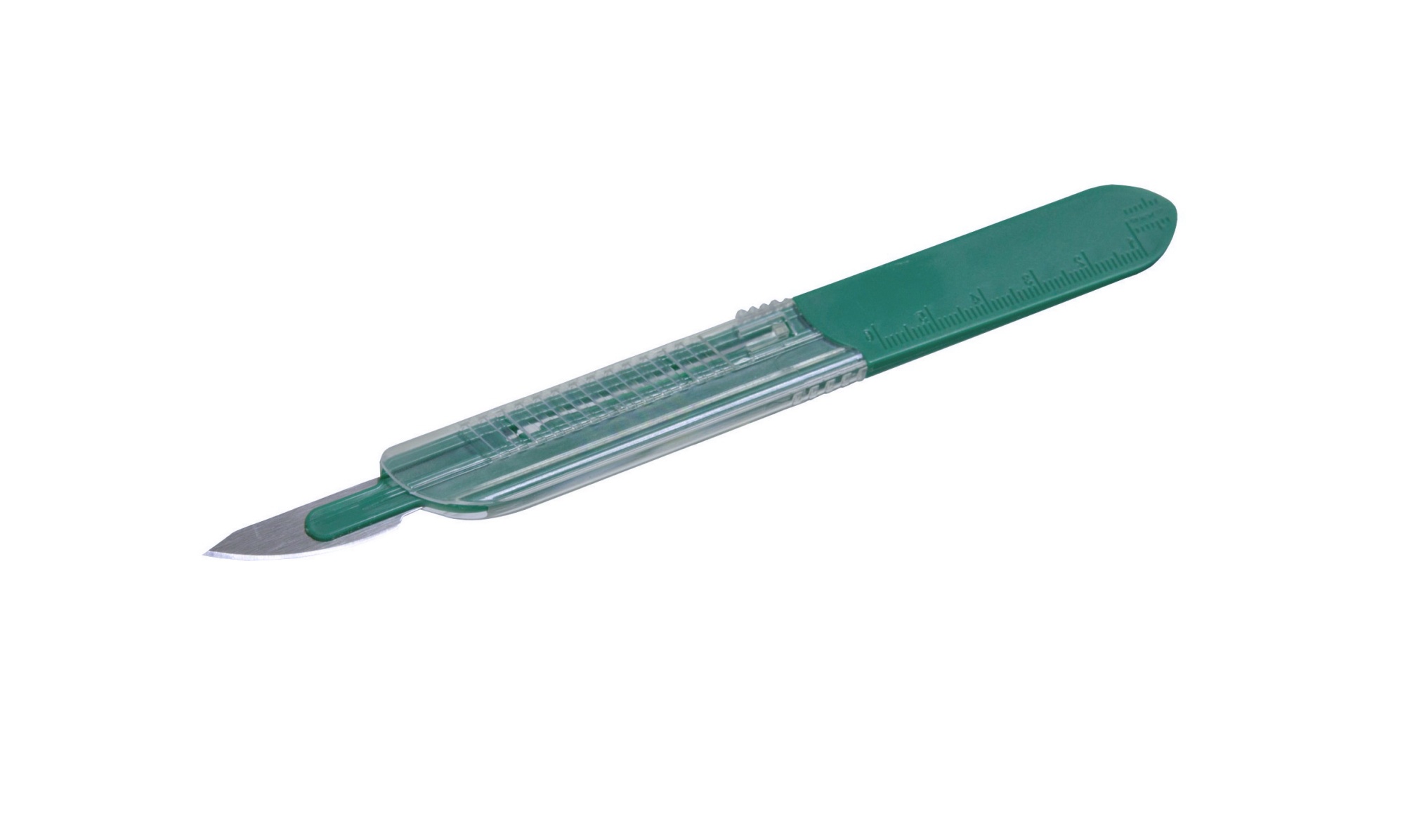 Скальпели хирургические Certus №10 с защитным слайдером, из нержавеющей стали (10шт.)