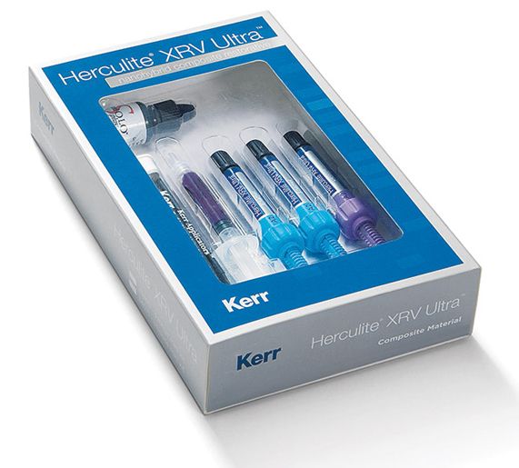 Herculite XRV Ultra Mini Kit Набор Малый (Геркулайт Ультра XRV), Kerr 3х4гр.