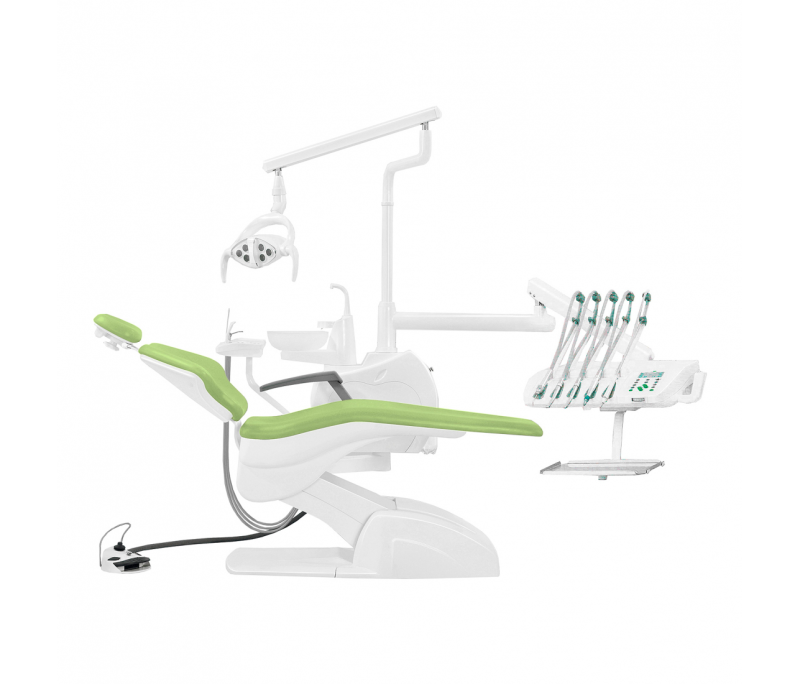 Стоматологическая установка Fengdan QL2028 с нижней подачей со скалером (2 стула врача)