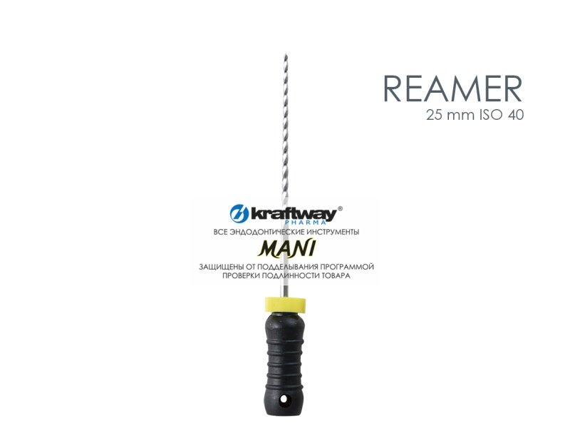 Reamers, Mani, 25мм, ISO-40 (6шт.)