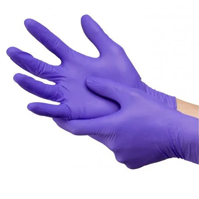 Перчатка нитриловая MediOK Blue Purple L Сиреневые (50 пар)