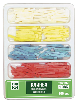 Клинья фиксирующие деревянные Top BM 1.083 (200шт.) Клинья фиксирующие деревянные Top BM 1.083 (200шт.)