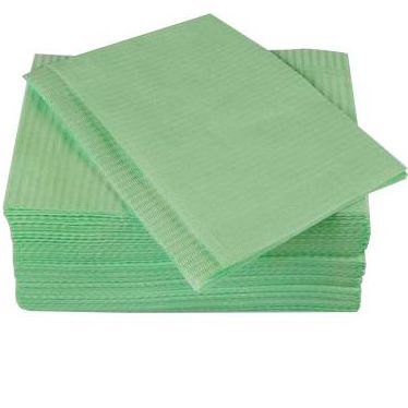 Салфетки нагрудные Кристи Стандарт, Салатовые (500 шт упак.) Салфетки нагрудные Кристи Стандарт, Салатовые (500 шт упак.)