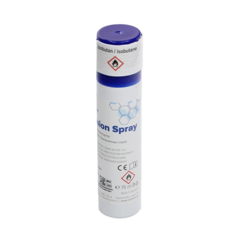 Окклюзионный спрей OKK-Spray, Interdent, Синий, 75 мл Окклюзионный спрей OKK-Spray, Interdent, Синий, 75 мл