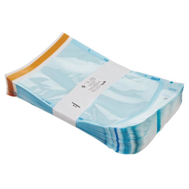 Пакеты Комбинированные СтеритТ 250х350мм, Винар, самоклеящиеся с индикаторами 1 класса (100шт.) Пакеты Комбинированные СтеритТ 250х350мм, Винар, самоклеящиеся с индикаторами 1 класса (100шт.)