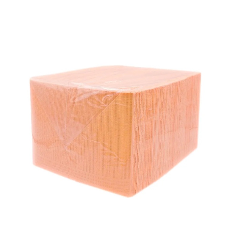 Салфетки нагрудные JNB, 2-слойные, Цвет Абрикос