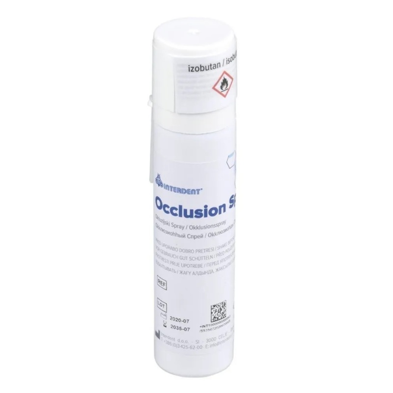 Окклюзионный спрей OKK-Spray, Interdent, Зеленый, 75 мл Окклюзионный спрей OKK-Spray, Interdent, Зеленый, 75 мл