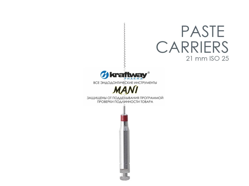 Каналонаполнители Mani, 21мм, ISO-25 (4шт.)