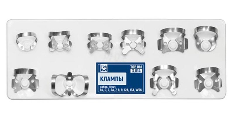 Клампы Top BM 3.014, набор (10шт.)