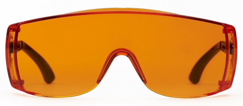 Очки защитные Euronda Monoart Light Orange, Оранжевые Очки защитные Euronda Monoart Light Orange, Оранжевые