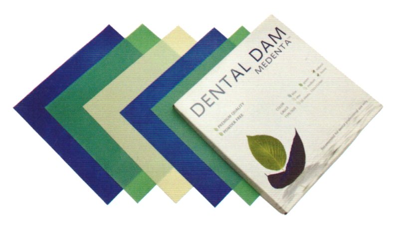 Коффердам Медента Голубой Средний (36шт.)