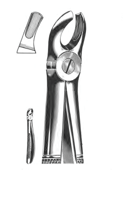Щипцы хирургические Sammar №18 для удаления левых моляров верхней челюсти (1шт.)
