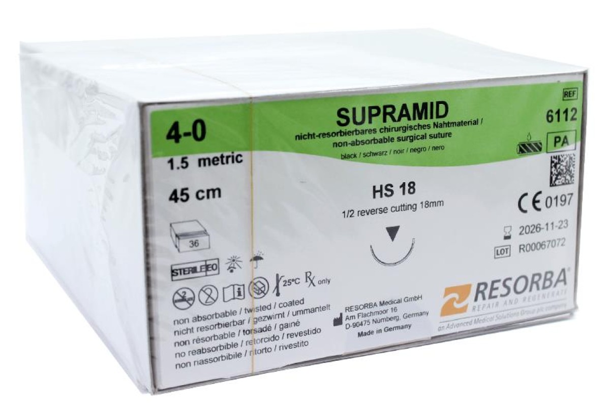 Супромид 4 0, шовный материал (1шт.)