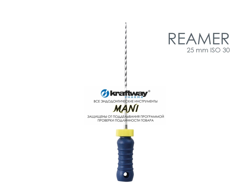 Reamers, Mani, 25мм, ISO-30 (6шт.)