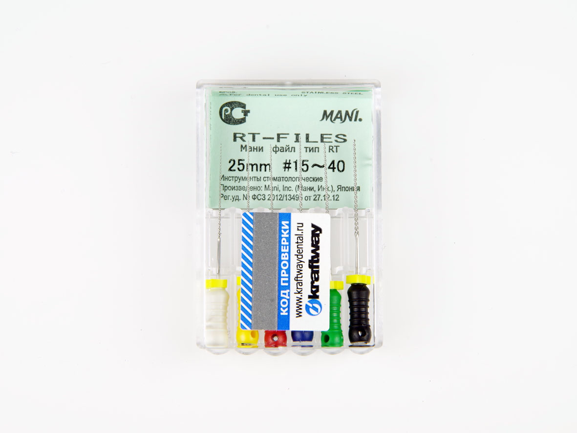 RT-Files, Mani, 25мм, ISO-(15-40) (6шт.)2