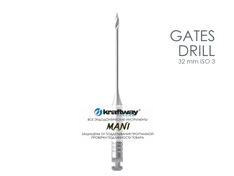 Gates Drills, Mani, 32мм, ISO-3 (6шт.)
