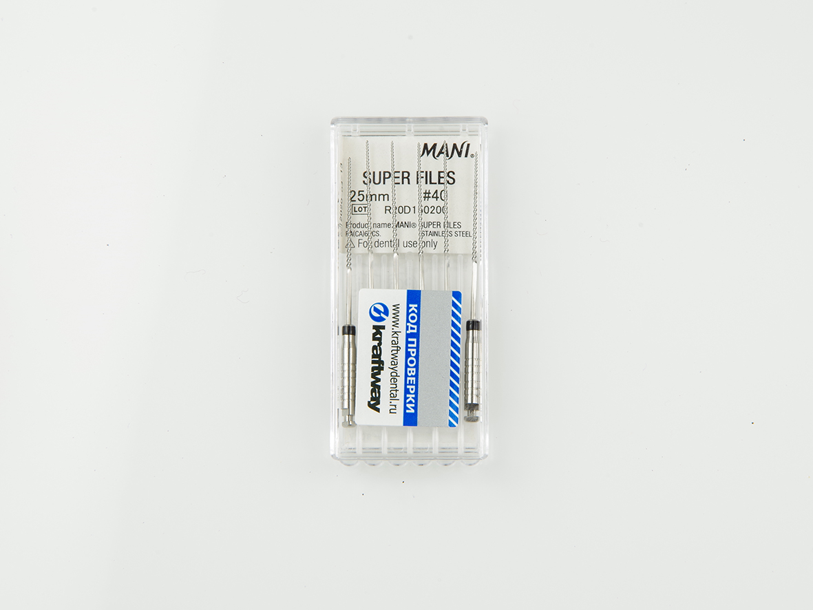 Super Files, Mani, 25мм, ISO-40 (6шт.)2