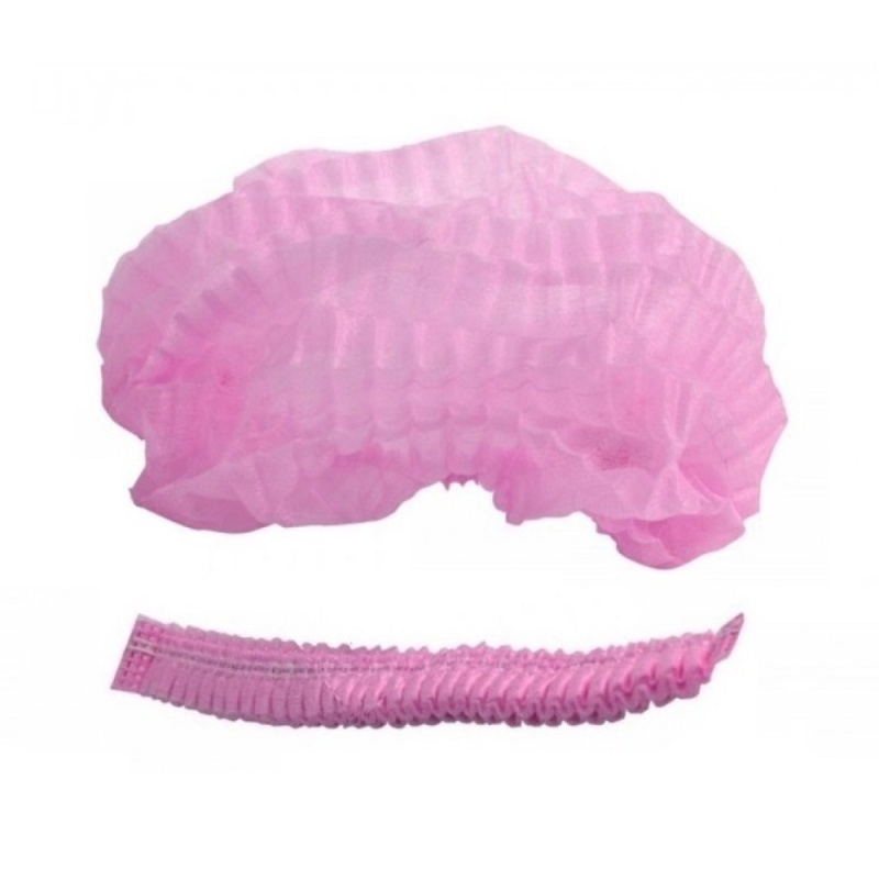 Шапочка медицинская СпецМедЗащита Шарлотта, Розовая (100шт.)
