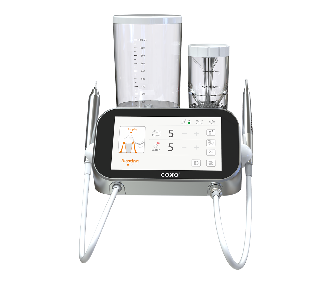 Скалер ультразвуковой Coxo PT MASTER с функцией воздушного полирования2