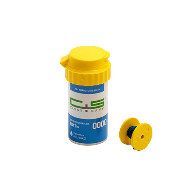 Нить ретракционная ProfiCord №000, Clean+Safe, без пропитки 254см.