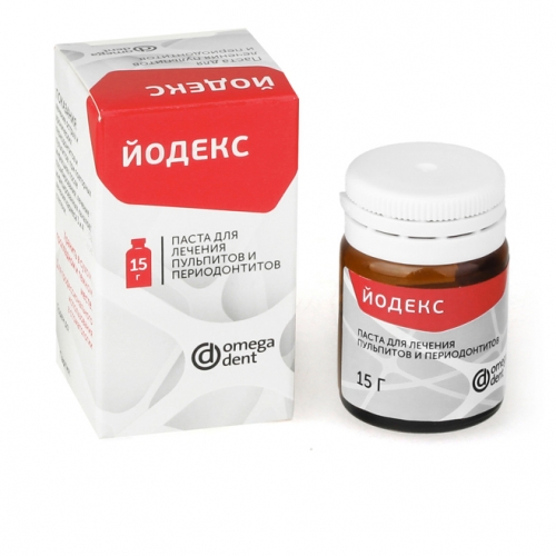 Йодекс паста, Omega Dent 15гр. Йодекс паста, Omega Dent 15гр.